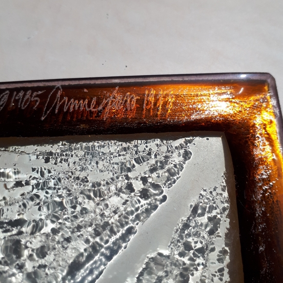 Gold leaf plate - Picture 4 of 5